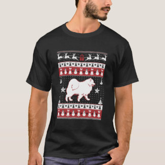 Camiseta Samoyed Ugly Christmas Sweater Xmas T-Shirt Samoye