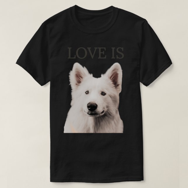 Camiseta Samoyed  Women Men Kids Dog Mom Dad Love Pet Gift  (Frente do Design)