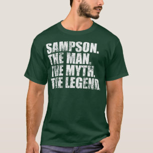 Camiseta Sampson Sampson Family name Sampson sobrenome Samp