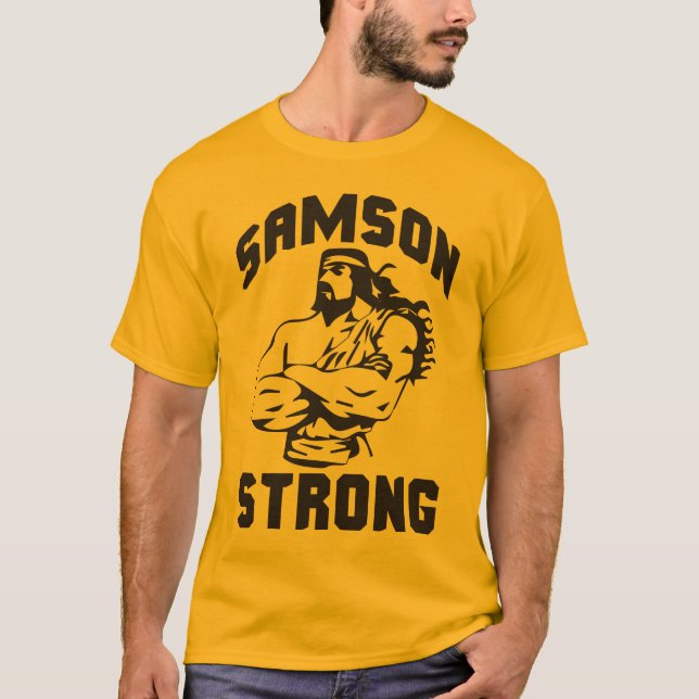 Camiseta Samson Strong - Bodybuilding (Frente)