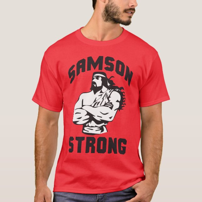 Camiseta Samson Strong - Bodybuilding (Frente)