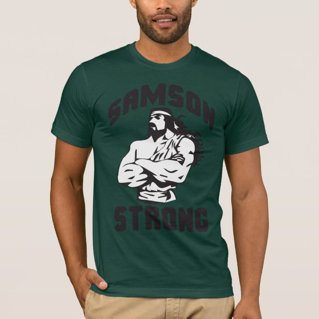 Camiseta Samson Strong - Bodybuilding (Frente)