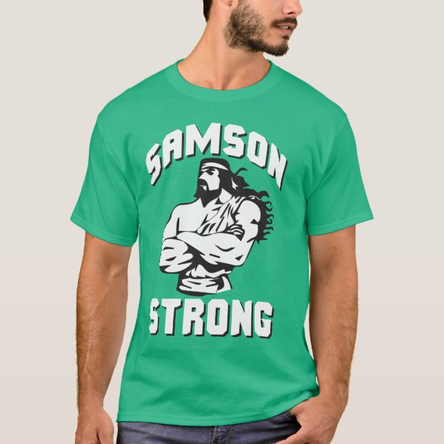 Camiseta Samson Strong - Bodybuilding (Frente)