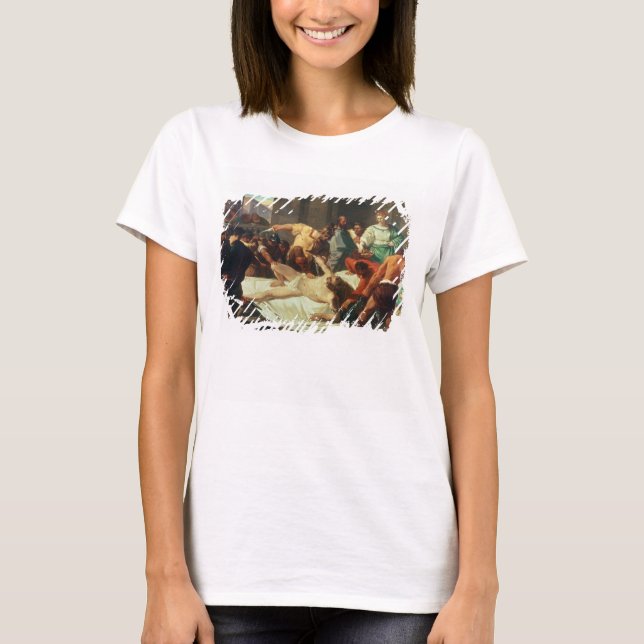 Camiseta Samson traído por Delilah (óleo na canvas) (Frente)