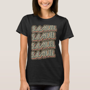 Camiseta Samuel Groovy Style Retro Meu nome é Samuel