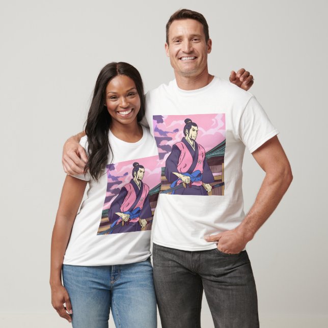 Camiseta samurai (Unissex)