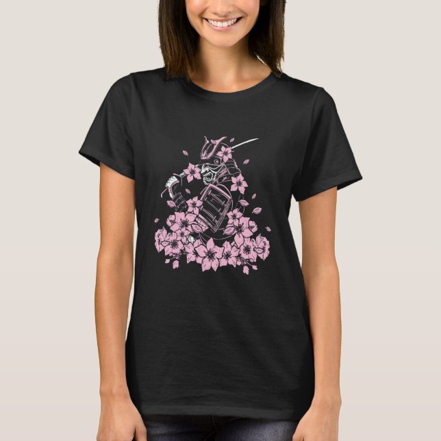 Camiseta Samurai and japanese samurai with bushido and cher (Frente)