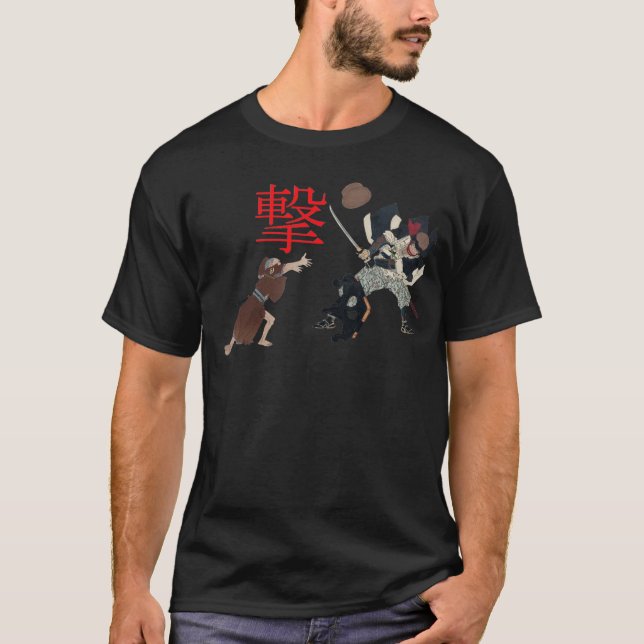 Camiseta Samurai Attack! (Frente)