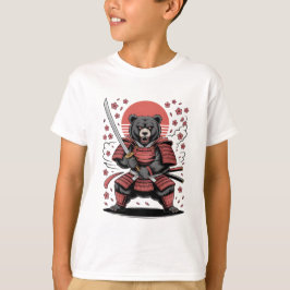 Camiseta Samurai Bear  Kids Basic T-Shirt