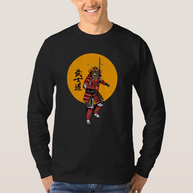 Camiseta Samurai blindado com Katana (Frente)