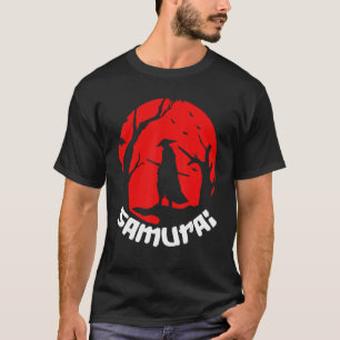 Camiseta Samurai Bloodstain Katana Espada Asiática Guerreir