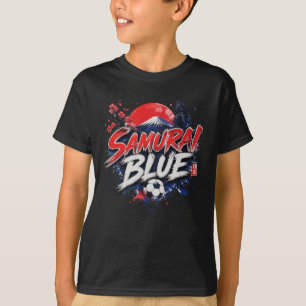 Camiseta Samurai Blue - Cultura do Futebol Japonês