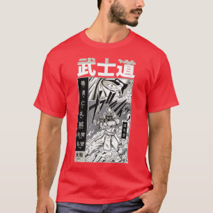Camiseta Samurai Bushido Cute Linda Animação Divertida Art 