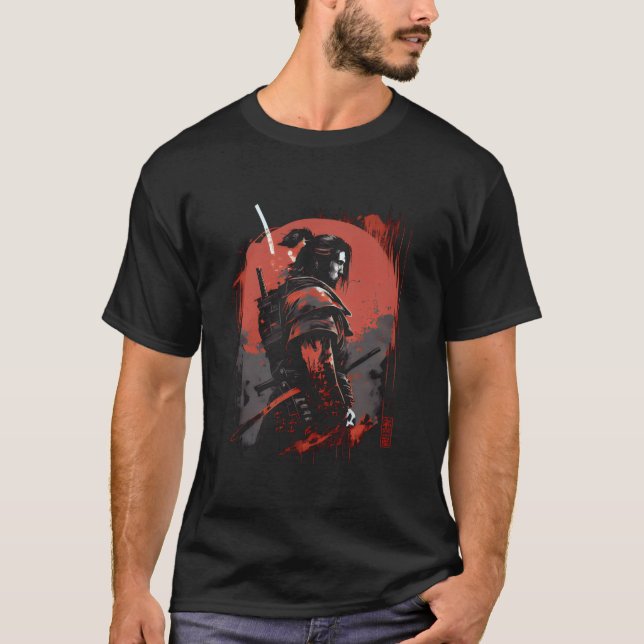 Camiseta Samurai Bushido Japan Warrior Japanese (Frente)