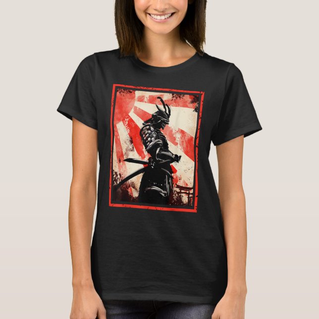 Camiseta Samurai Bushido Ronin Ascensão Sun Katana S (Frente)