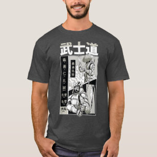 Camiseta Samurai Bushido Warrior Manga 