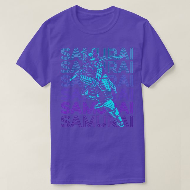 Camiseta Samurai Bushido Warrior Ronin Retro (2) (Frente do Design)
