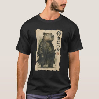 Camiseta Samurai Capybara Funny Capybara Japonês