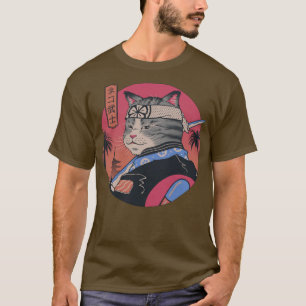 Camiseta Samurai Cat