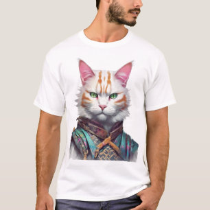 Camiseta Samurai Cat Guardian