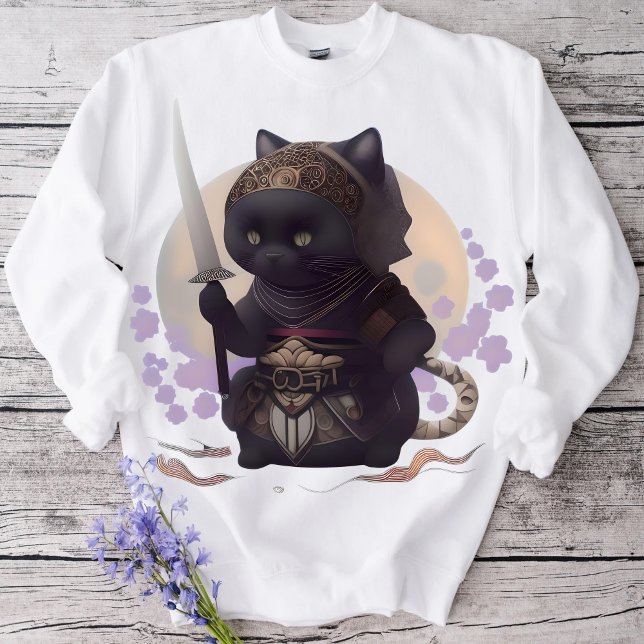 Camiseta Samurai Cat Ninja Tee for Cat Lovers (Criador carregado)