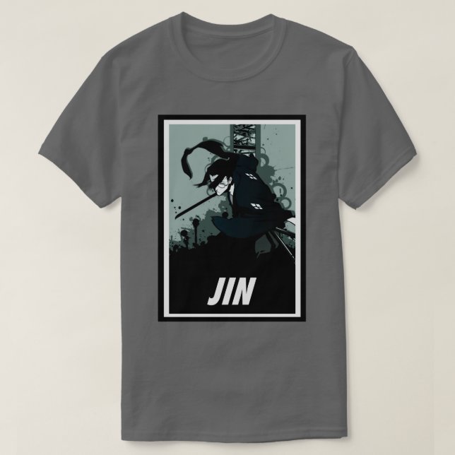 Camiseta Samurai Champloo Jin Celeb (Frente do Design)