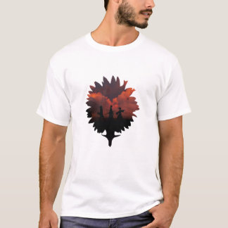 Camiseta Samurai Champloo Mugen Jin e Fuu Sunflower em