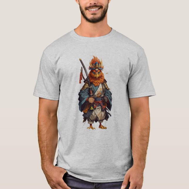 Camiseta Samurai Chicken (Frente)