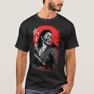 Camiseta Samurai com código Oni Mask Bushido