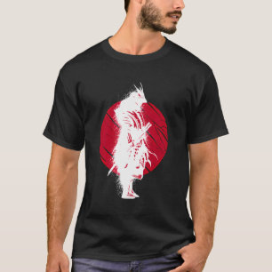 Camiseta Samurai Com Samurai Japonês E Samurai Bushido