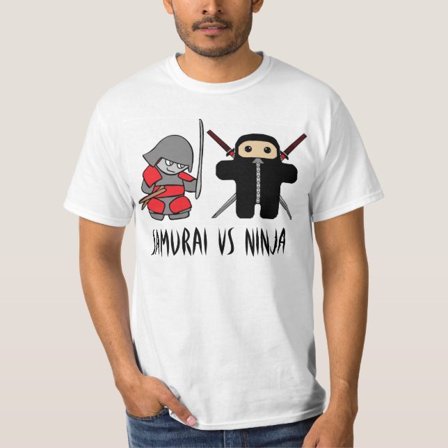 Camiseta Samurai contra Ninja (Frente)