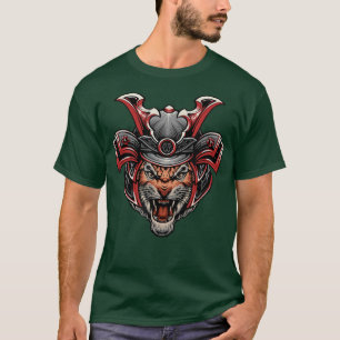 Camiseta Samurai Crescendo Boca Aberta Bengala Tiger Oferec