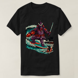 Camiseta Samurai da Berinjela Resgate de Surf — Herói do Ve
