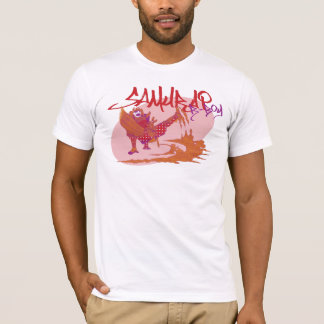 Camiseta Samurai da dança de ruptura