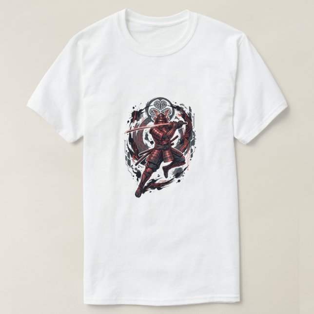 Camiseta Samurai das Sombras (Frente do Design)