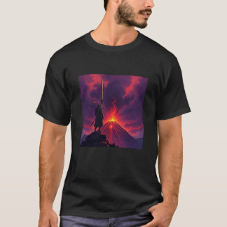 Camiseta Samurái del volcán 