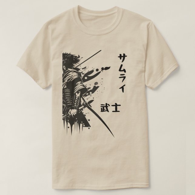 Camiseta Samurai Design サムライ (Frente do Design)