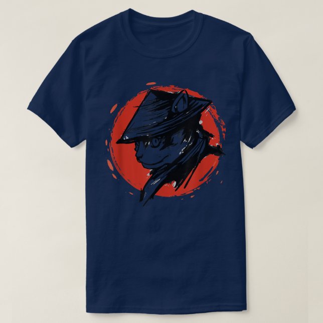 Camiseta Samurai Design para Homens e Mulheres Presente em  (Frente do Design)