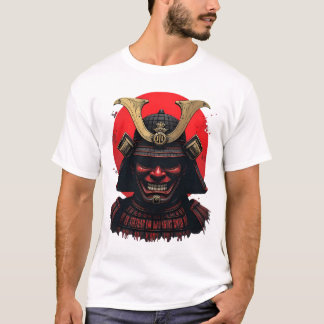 Camiseta ⚔️ Samurai Destemido – Guerreiro do Sol Nascente