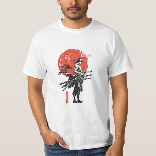 Camiseta Samurai do Sol Vermelho (Frente)