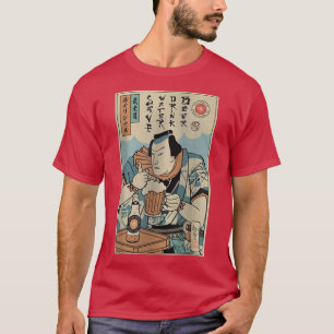 Camiseta Samurai Economiza Água Beer Ukiyoe - Guerra Japone