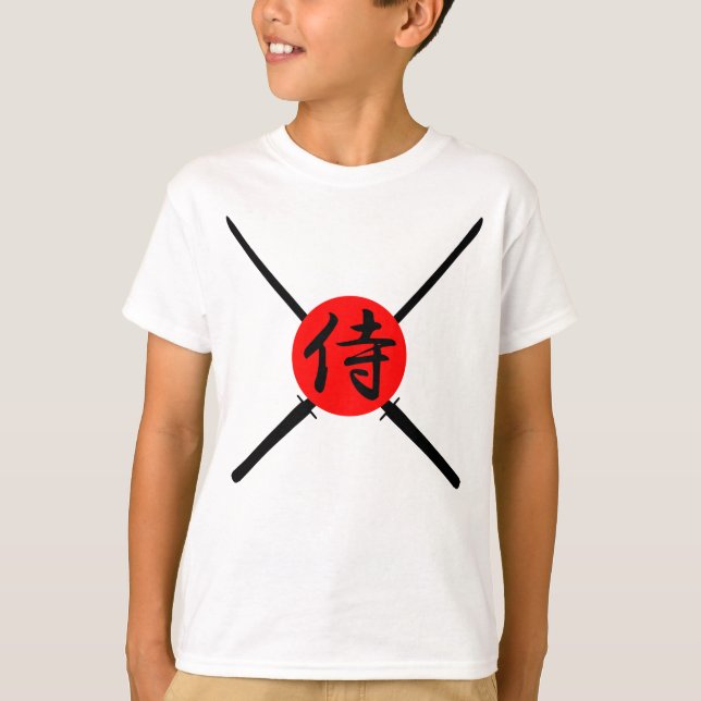 Camiseta SAMURAI - Espada & Kanji (Frente)