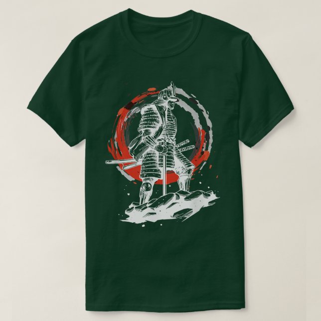 Camiseta Samurai Espada Samurai Funny Gift Ninjia Lovers (Frente do Design)