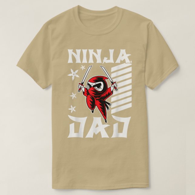 Camiseta Samurai - Father Ninja Dad T-Shirt Copy Copy Copy  (Frente do Design)