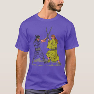 Camiseta Samurai Fighting Katana Sword (2)