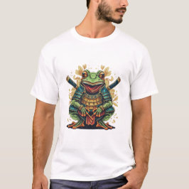 Camiseta Samurai frog warrior