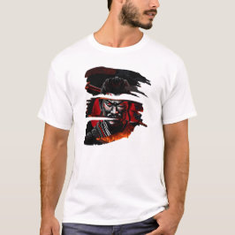 Camiseta Samurai Fury - Warrior Bushido Japanese Art