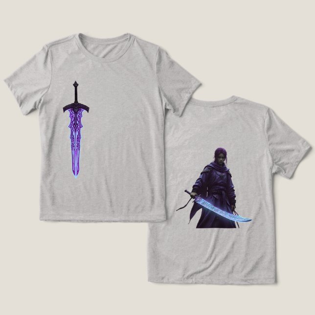 Camiseta Samurai Girl Power (Design Frente e Verso)