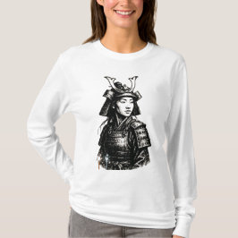 Camiseta Samurai Girl street art