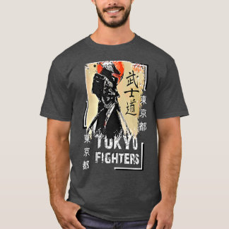 Camiseta Samurai Guerreiro do Japão Vestuário do estilo Tóq